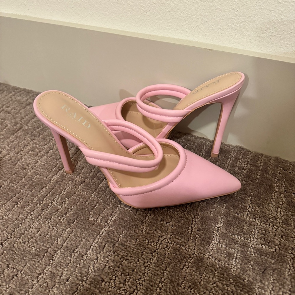 Pink heels
